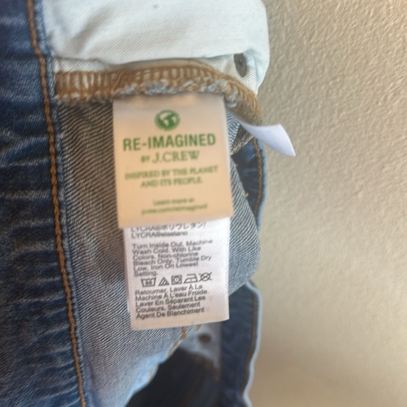 J.Crew Mid Rise Size 28 Flare Crop Distressed Jeans - Picture 11 of 15